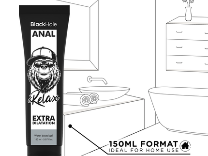 BLACK HOLE - WATER BASE GEL ANAL DILATION 150 ML