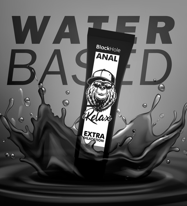 BLACK HOLE - WATER BASE GEL ANAL DILATION 150 ML