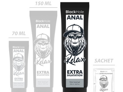 BLACK HOLE - WATER BASE GEL ANAL DILATION 250 ML