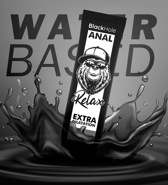 BLACK HOLE - WATER BASE GEL ANAL DILATION 250 ML