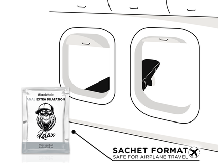 BLACK HOLE - WATER BASED GEL EXTRA DILATATION 6 ML SINGLE DOSE