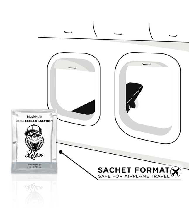 BLACK HOLE - WATER BASED GEL EXTRA DILATATION 6 ML SINGLE DOSE