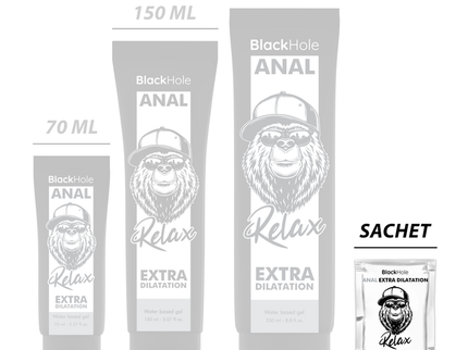 BLACK HOLE - WATER BASED GEL EXTRA DILATATION 6 ML SINGLE DOSE