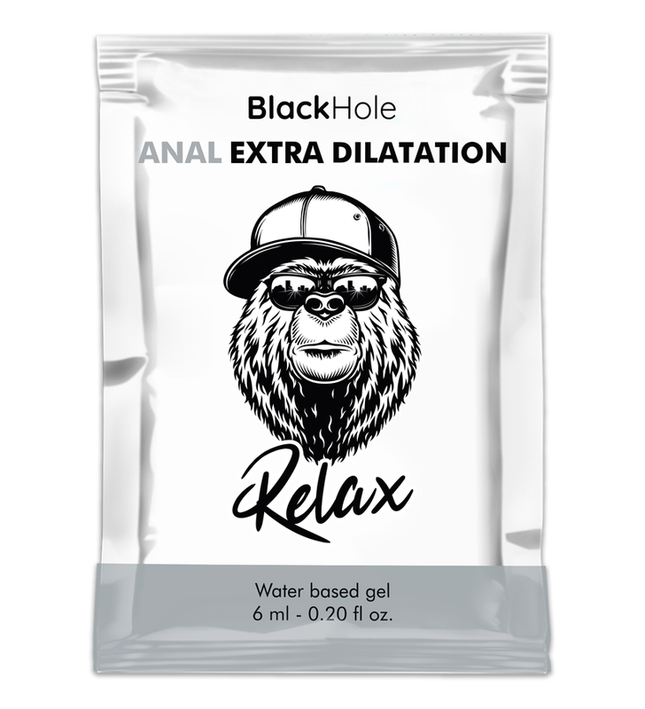 BLACK HOLE - WATER BASED GEL EXTRA DILATATION 6 ML SINGLE DOSE