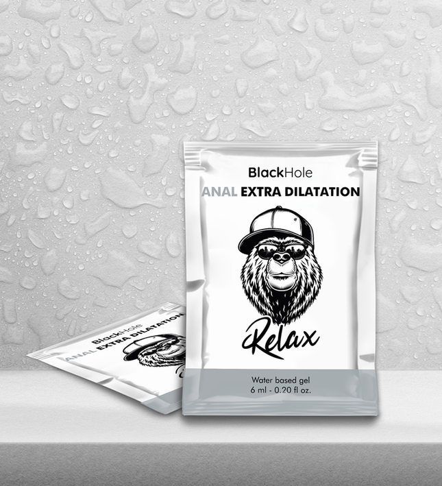BLACK HOLE - WATER BASED GEL EXTRA DILATATION 6 ML SINGLE DOSE