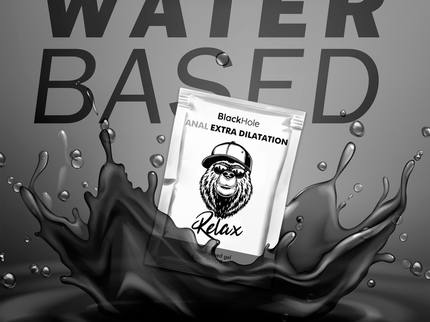 BLACK HOLE - WATER BASED GEL EXTRA DILATATION 6 ML SINGLE DOSE