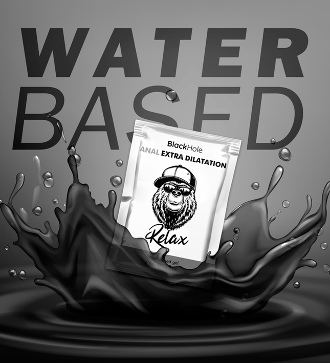 BLACK HOLE - WATER BASED GEL EXTRA DILATATION 6 ML SINGLE DOSE