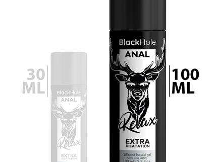 BLACK HOLE - GEL SILICONE BASE ANAL DILATION 100 ML