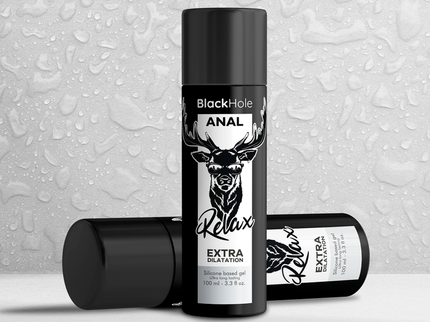BLACK HOLE - GEL SILICONE BASE ANAL DILATION 100 ML