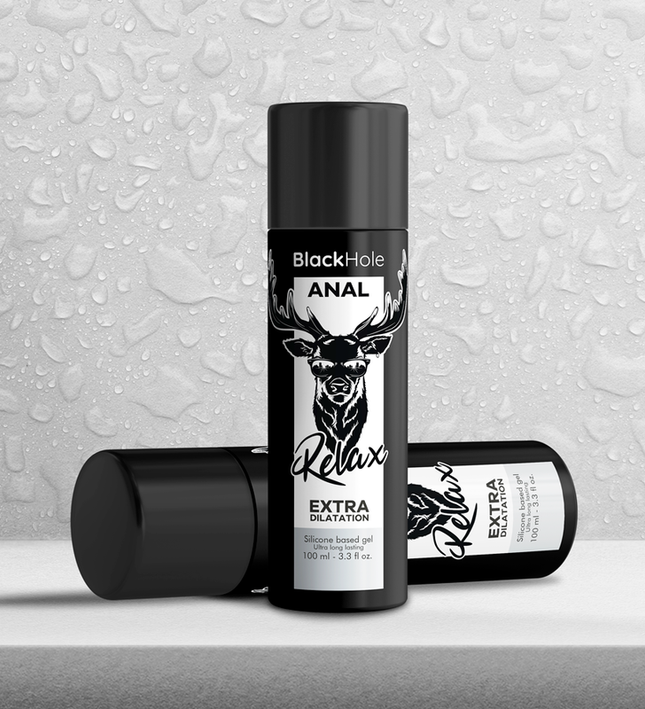 BLACK HOLE - GEL SILICONE BASE ANAL DILATION 100 ML