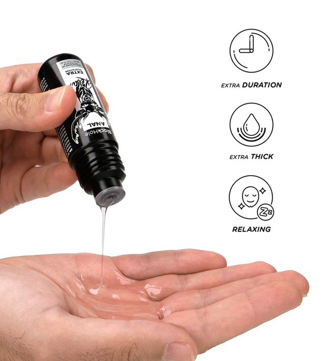BLACK HOLE - GEL SILICONE BASE ANAL DILATION 30 ML