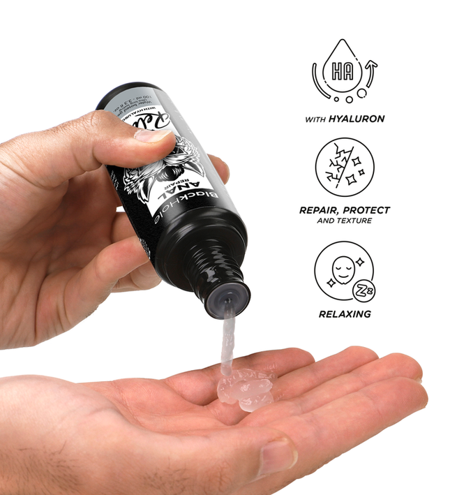 BLACK HOLE - ANAL REPAIR WATER BASED RELAX WITH HYALURON 100 ML