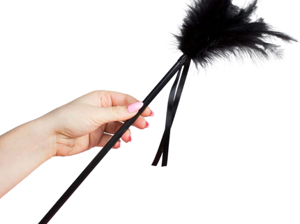 SECRETPLAY - BLACK FEATHERS 40 CM