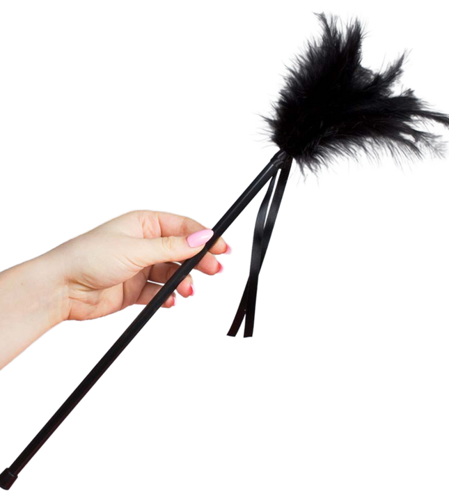 SECRETPLAY - BLACK FEATHERS 40 CM