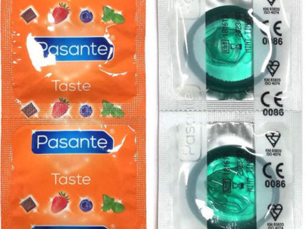PASANTE - CONDOMS FLAVOR MINT BAG 144 UNITS