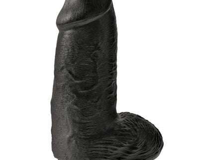 KING COCK - CHUBBY REALISTIC PENIS 23 CM BLACK