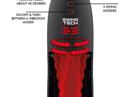 JAMYJOB - SWING-R HEATING EFFECT, SWING TECH AND VIBRATION MASTURBATOR