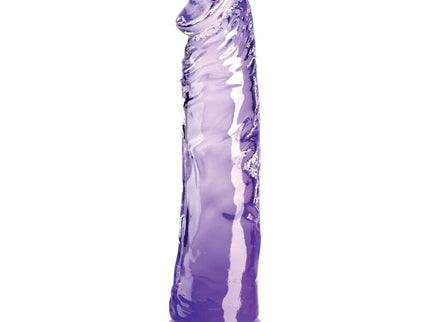 KING COCK - CLEAR REALISTIC PENIS 19.7 CM PURPLE
