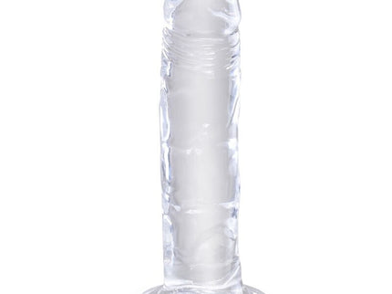 KING COCK - CLEAR REALISTIC PENIS 15.5 CM TRANSPARENT