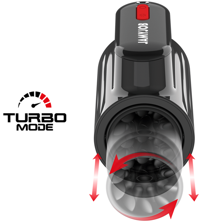 JAMYJOB - VORTEX THRUSTING AND 360 ROTATE TECH TURBO MODE MASTURBATOR
