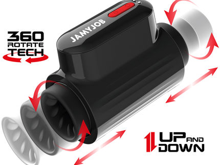 JAMYJOB - VORTEX THRUSTING AND 360 ROTATE TECH TURBO MODE MASTURBATOR