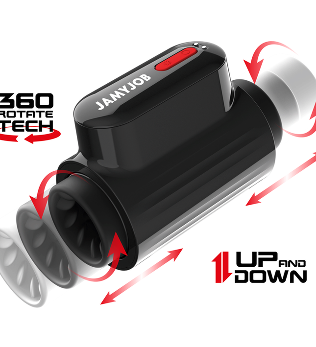 JAMYJOB - VORTEX THRUSTING AND 360 ROTATE TECH TURBO MODE MASTURBATOR