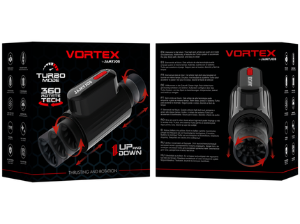 JAMYJOB - VORTEX THRUSTING AND 360 ROTATE TECH TURBO MODE MASTURBATOR