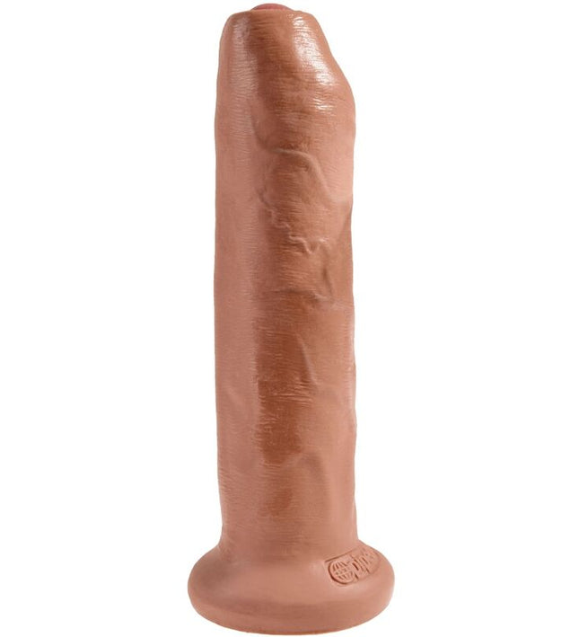 KING COCK - UNCUT REALISTIC PENIS 17.8 CM CARAMEL