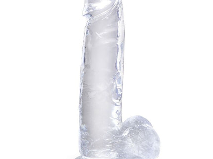 KING COCK - CLEAR REALISTIC PENIS WITH BALLS 15.2 CM TRANSPARENT