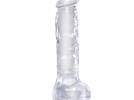 KING COCK - CLEAR REALISTIC PENIS WITH BALLS 16.5 CM TRANSPARENT