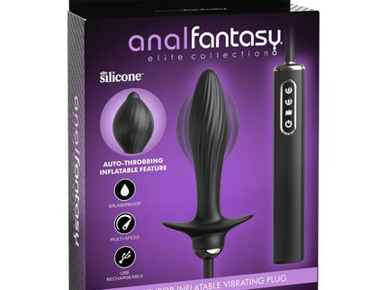 ANAL FANTASY ELITE COLLECTION - INFLATABLE PLUG & AUTO-THROB VIBRATOR