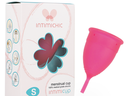 INTIMICHIC - MENSTRUAL CUP MEDICAL GRADE SILICONE - SIZE S