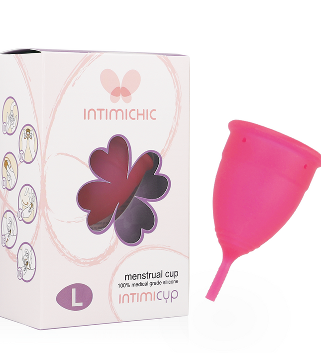 INTIMICHIC - MENSTRUAL CUP MEDICAL GRADE SILICONE - SIZE L