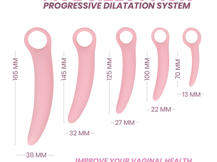 INTIMICHIC - SILICONE DILATOR 5 PIECES SET