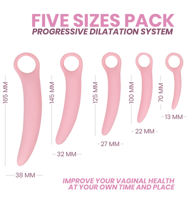 INTIMICHIC - SILICONE DILATOR 5 PIECES SET