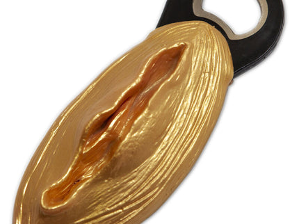 DIABLO PICANTE - BLACK GOLDEN VAGINA SHAPED OPENER