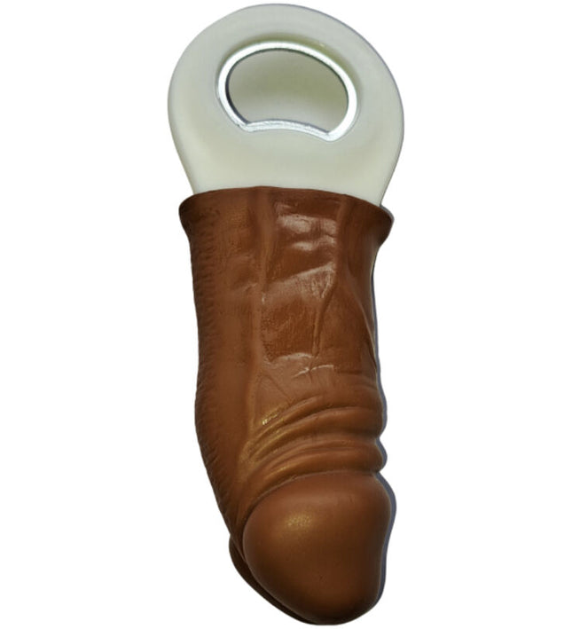 DIABLO PICANTE - BROWN RUBBER PENIS SHAPED OPENER
