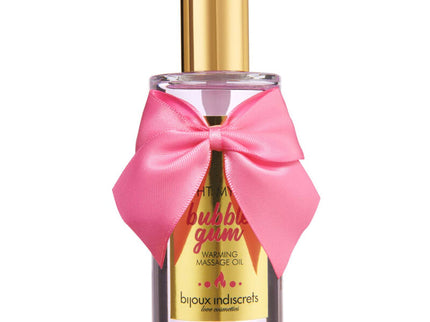 BIJOUX - INDISCRETS LIGHT MY FIRE MASSAGE OIL HEAT EFFECT GUM FLAVOR