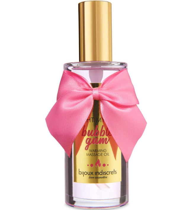 BIJOUX - INDISCRETS LIGHT MY FIRE MASSAGE OIL HEAT EFFECT GUM FLAVOR