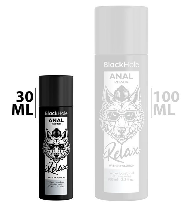 BLACK HOLE - ANAL REPAIR WATER BASED RELAX WITH HYALURON 30 ML