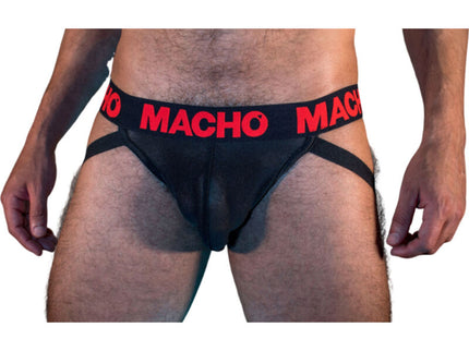 MACHO - MX26X2 JOCK BLACK/RED M