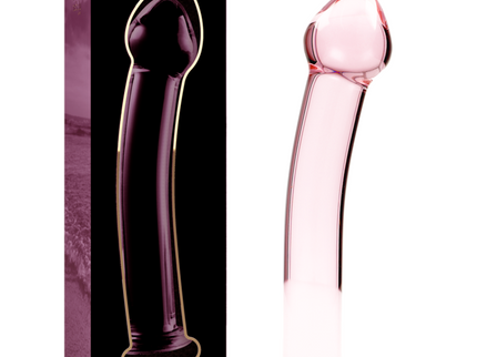 NEBULA SERIES BY IBIZA - MODEL 11 DILDO BOROSILICATE GLASS PINK 16 CM -O- 3 CM