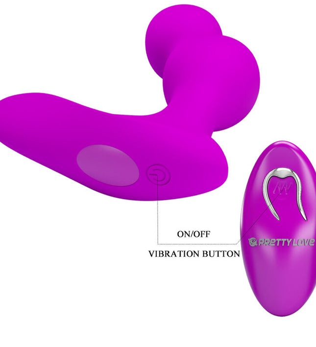 PRETTY LOVE - TERRANCE ANAL VIBRATOR MASSAGER WITH REMOTE CONTROL