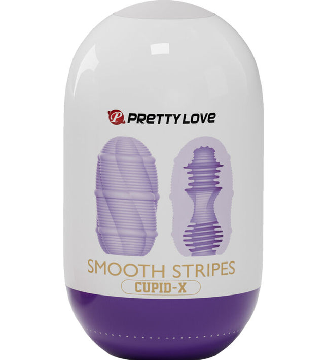 PRETTY LOVE - SMOOTH STRIPES CUPID MASTURBATOR EGG