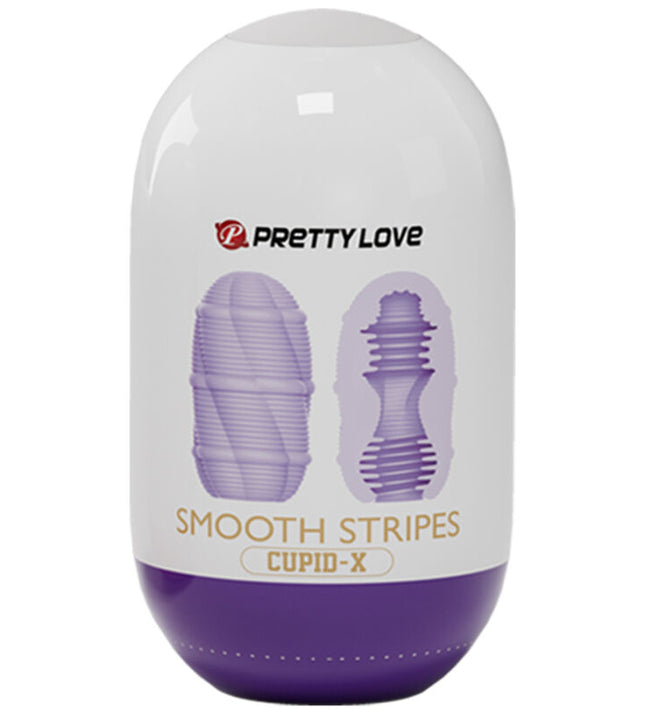 PRETTY LOVE - SMOOTH STRIPES CUPID MASTURBATOR EGG
