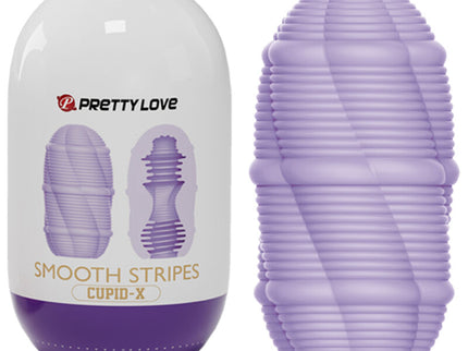 PRETTY LOVE - SMOOTH STRIPES CUPID MASTURBATOR EGG
