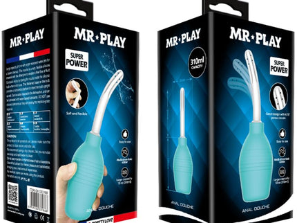 MR PLAY - ANAL PEAR BLUE RUBBER SHOWER