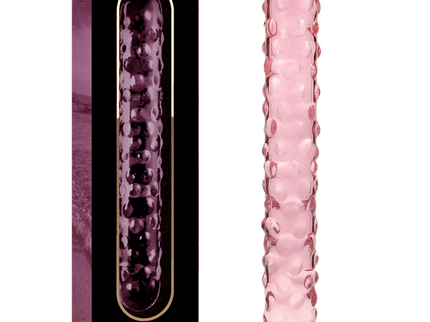NEBULA SERIES BY IBIZA - MODEL 15 DILDO BOROSILICATE GLASS PINK 18.5 CM -O- 3 CM