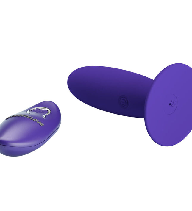 PRETTY LOVE - YOUTH PLUG ANAL VIBRATOR REMOTE CONTROL VIOLET