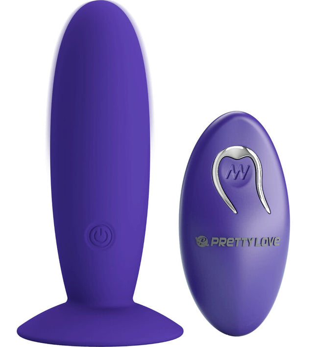 PRETTY LOVE - YOUTH PLUG ANAL VIBRATOR REMOTE CONTROL VIOLET